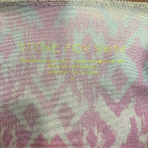 Bandeau Cheeky Stone Fox Swim Bikini Set - Picture 4 of 8